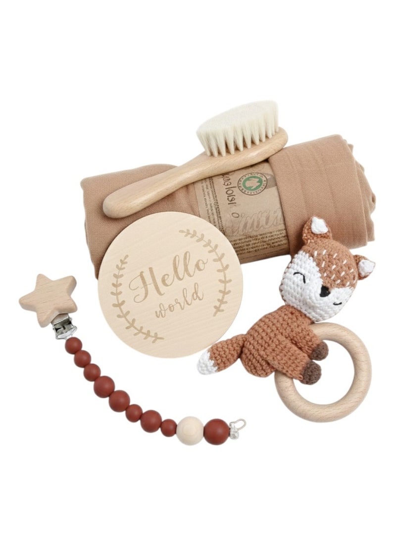 Bambimici – Multi-Purpose Baby Gift Box - Fox Set D - Image 2
