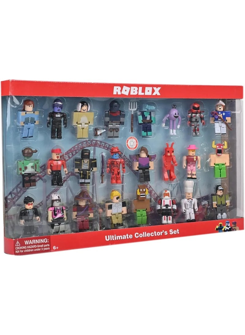 ROBLOX Figure Pack (Robo*lox Figure Big Set) 24-Piece Ultimate Collectible Series 1 Mystery Box Figure Set 2.54x5.08x7.62cm - Image 1