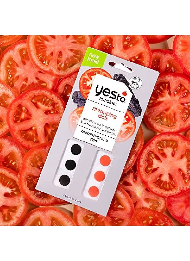Yes To - Tomatoes Detoxifying Charcoal Zit Zapping Dots Red 24 Count (1025182) - Image 1