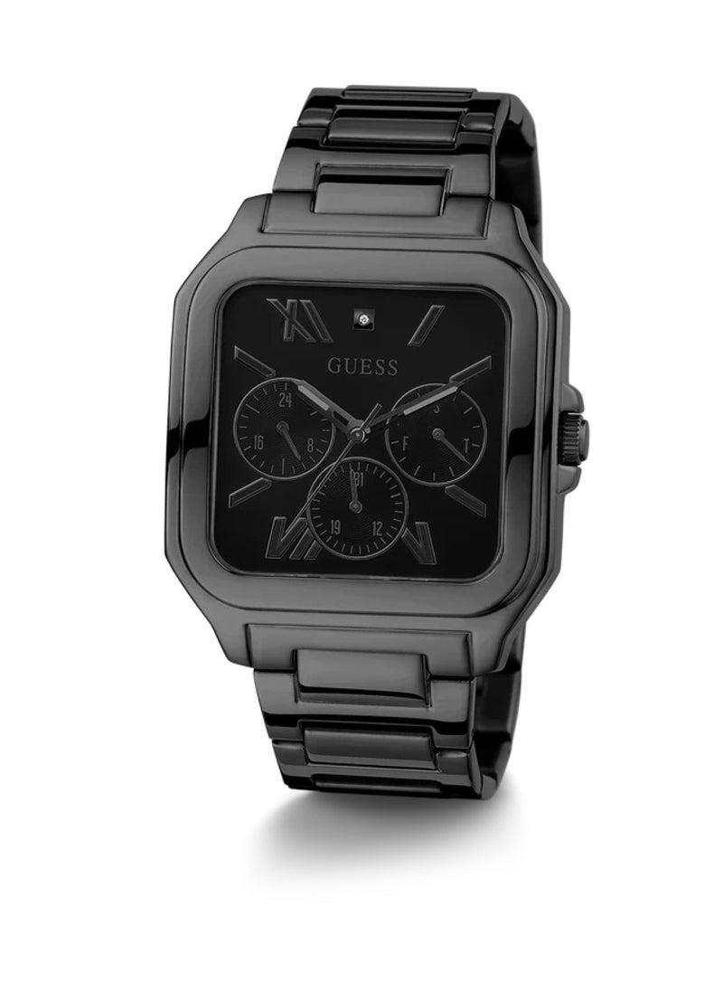 GUESS Men’s Black Multi-function Stainless Steel Watch GW0631G2 - 42mm  - Image 4