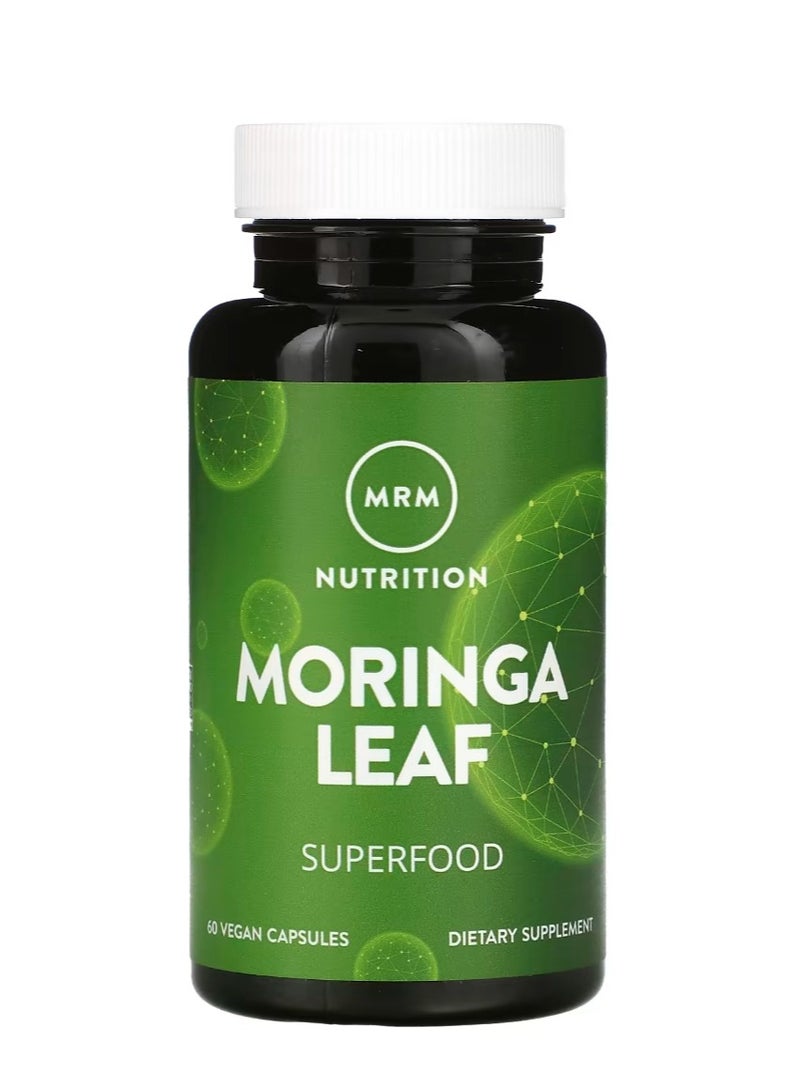 MRM Nutrition Moringa Leaf 60 Vegan Capsules  - Image 1