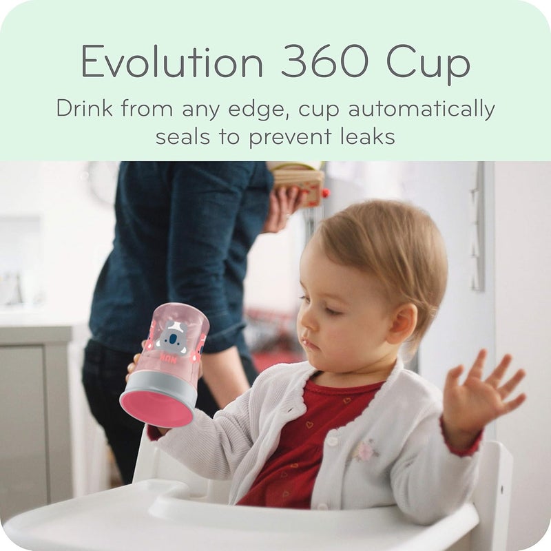NUK Evolution Soft Spout Learner Cup - Koala/Turtle - Image 4
