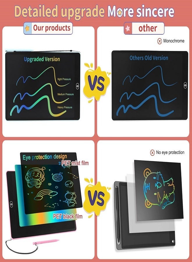 16 Inch LCD Writing Tablet for Kids, Colorful Doodle Board Drawing Pad for Kids, Electronic Drawing Board Erasable & Reusable, LCD Drawing Tablet for Kids Toddler Toys Gifts - Blue - Image 4
