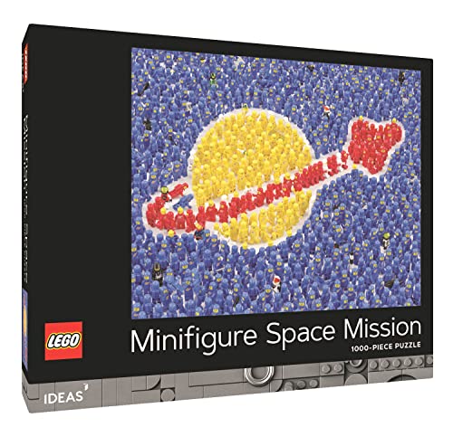 Chronicle Books LEGO IDEAS Minifigure Space Mission 1000-Piece Jigsaw Puzzle - Image 1