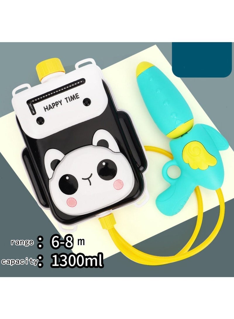 WAOKN Water Gun for Kids, Backpack Water Gun with 1.3L High Capacity Tank Adjustable Straps, Kids Summer Pool Beach Sand Outdoor Water Fighting Play Toys Summer Outdoor Water Spray Pull Toy - Image 3