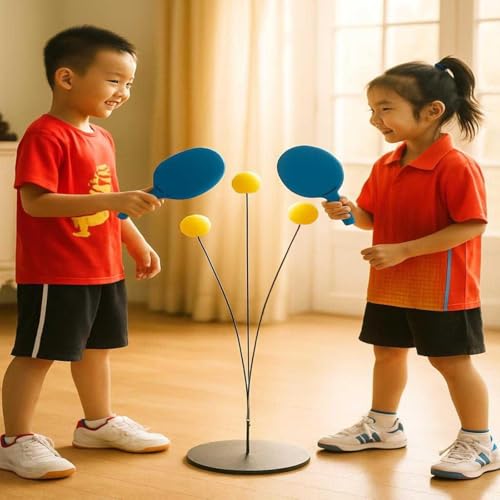 Chocozone Indoor Table Tennis Trainer for Adults Teenagers Kids Sports Toys for 4 5 6 8 Years Old Toys for Kids - Image 1