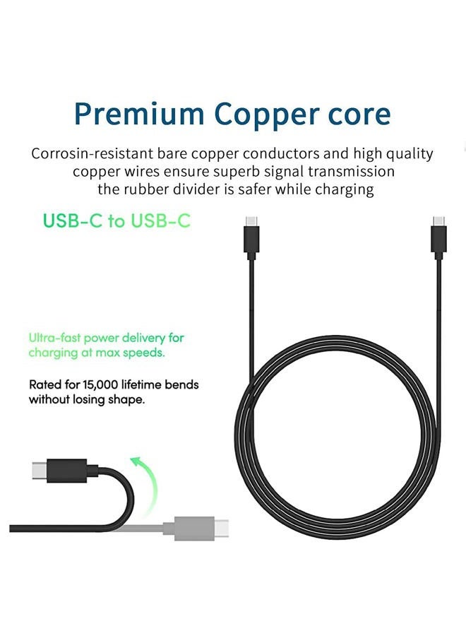 KUEVKA محول شاحن USB C كتلة كابل [5 قدم/18 واط] لسماعات Beats Studio Buds، Beats Fit Pro/X Kim، سماعات Beats Flex اللاسلكية، كابل شحن علبة السماعات - Image 5