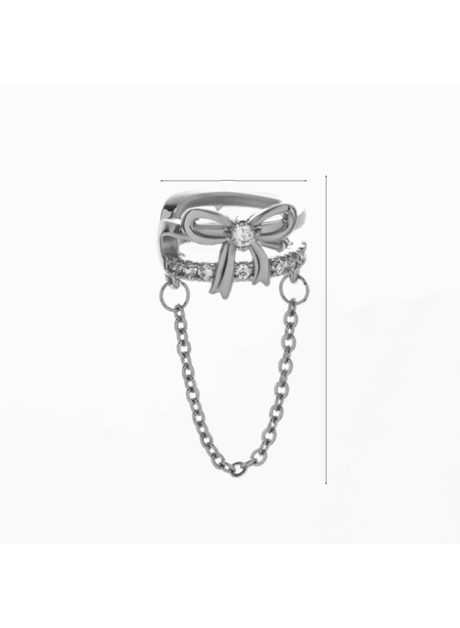 KUYING Fashionable Cartilage Ear Clip Without Ear Hole Puncture Earrings