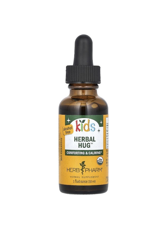 HERB PHARM - Herb Pharm, Kids, Herbal Hug, Alcohol Free, 1 fl oz (30 ml) - Image 1