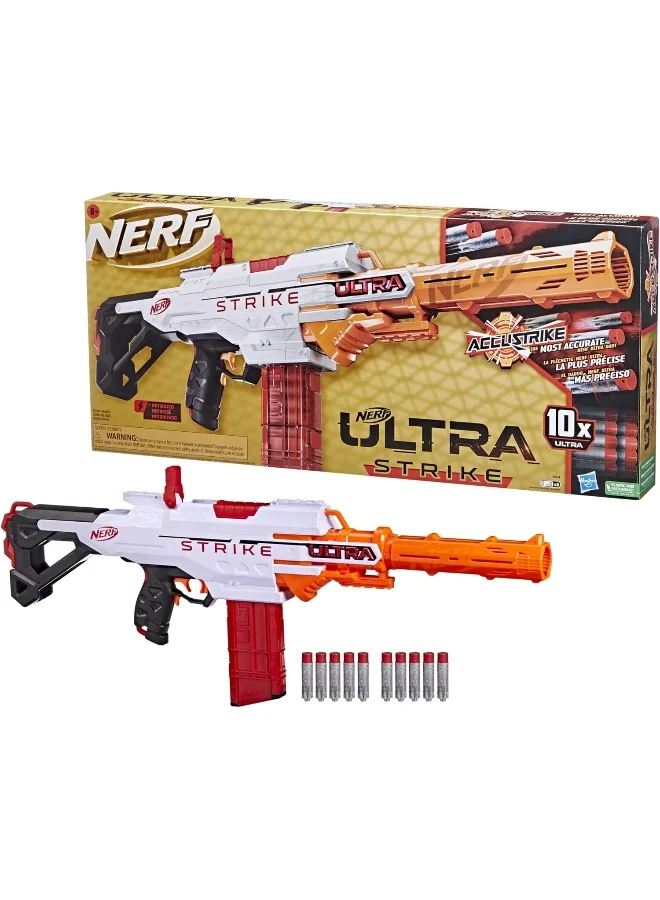 NERF Nerf Ultra Strike Motorized Blaster, Integrated Sight, Compatible Only Ultra Darts