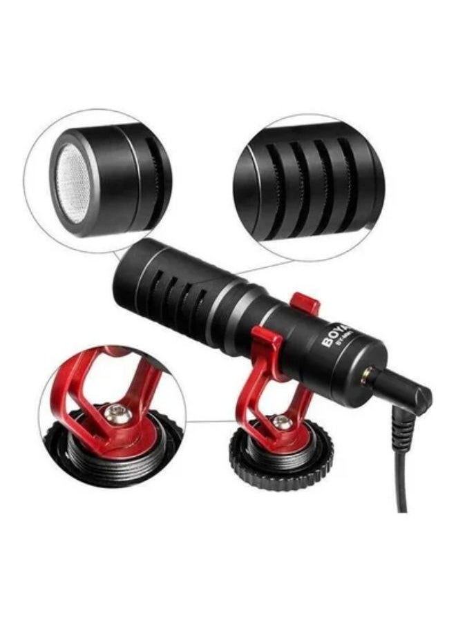 BOYA - BY-MM1 Video Microphone Youtube Vlogging Facebook Livestream Recording Shotgun Mic For Smartphone/Cameras,  Wireless 2.4 GHZ 100 Meter Microphone - Image 1