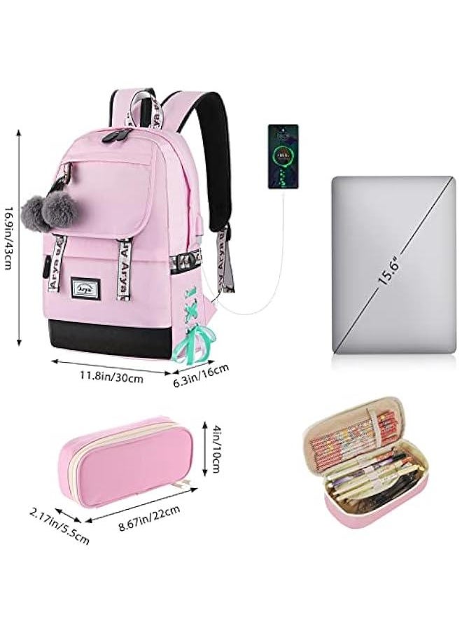 Arabest - Teenage Girls School Backpack Children Bookbag Kids Bag - Image 1