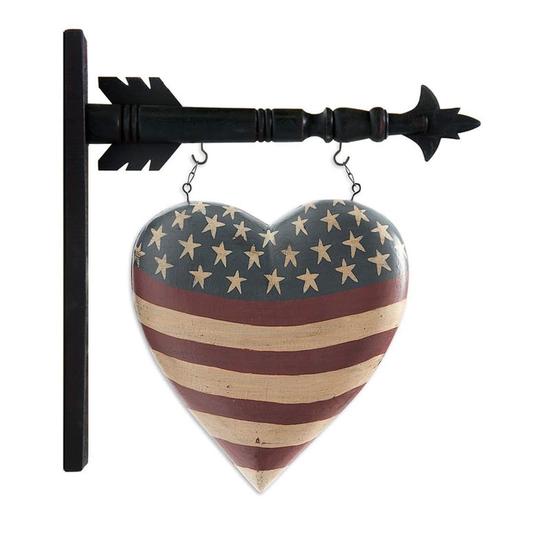 K&K Interiors 11.5 Inch Americana Heart Arrow Replacement - Image 3