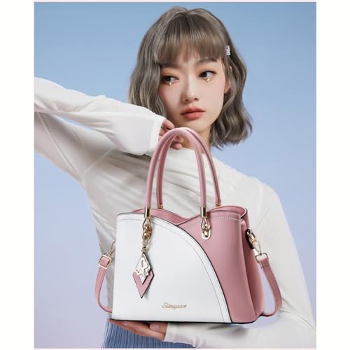 SiMYEER Satchel Purses and Handbags for Women Leather Crossbody Bags Shoulder Tote Bags - Image 3