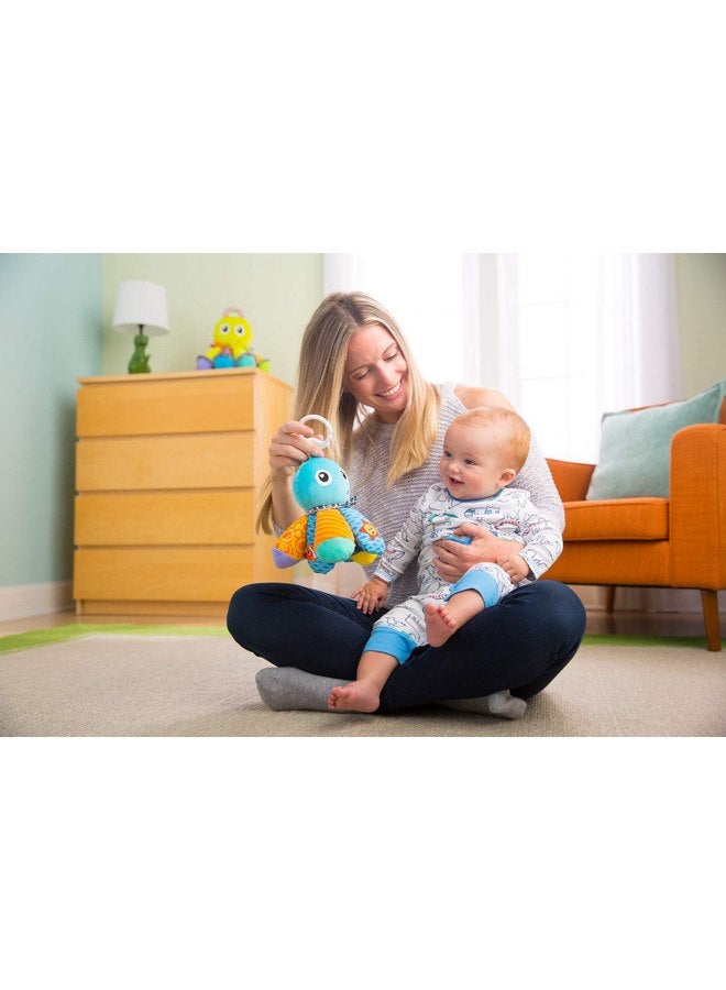 Lamaze Salty Sam Octopus, Clip On Toy, Blue - Image 3