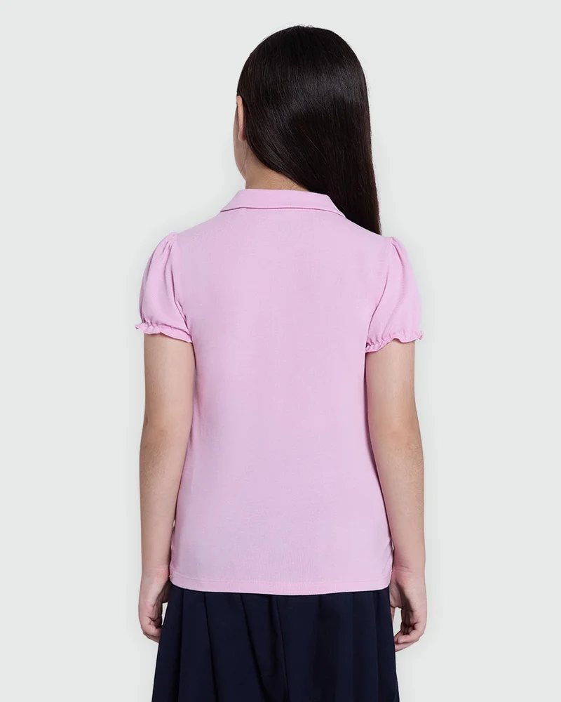 Ovs  Girls’ Solid Polo In Pastel Lavender for Women | Best Price UAE