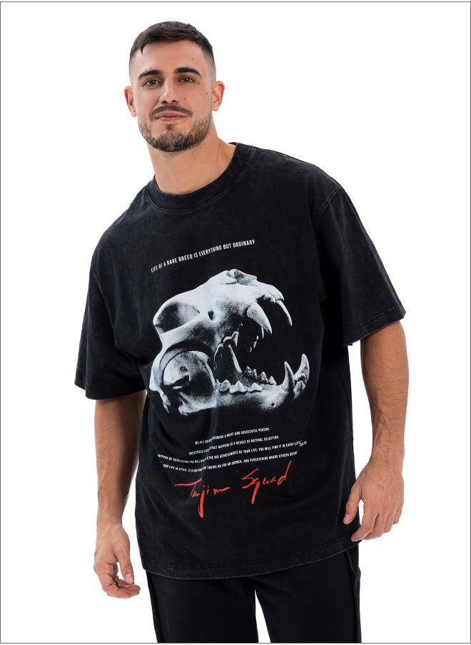 تنجيم سكواد تانجيم سكواد - بريداتور تي شيرت أسود - Image 1