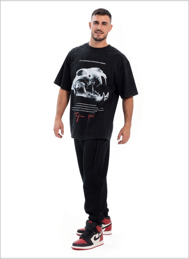 تنجيم سكواد تانجيم سكواد - بريداتور تي شيرت أسود - Image 4