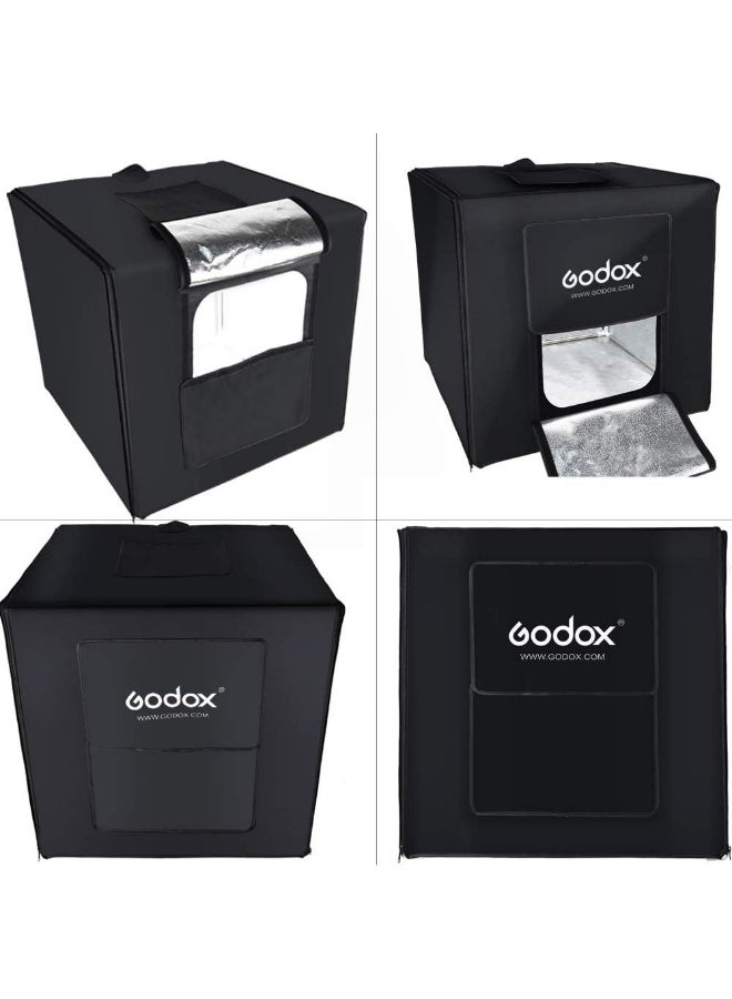 Godox GODOX LSD40 LED Mini Photography Studio Tent 40 x 40 x 40cm Double LED Light Boards Studio Box for Photography Shooting(40W Power 10000~11000 Lumen 5800K±200K Color Temperature) - Image 2