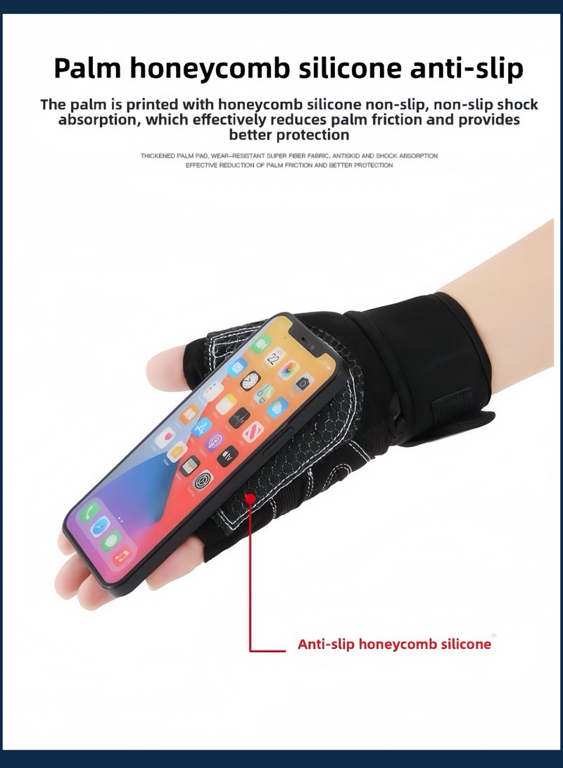 Generic Fitness Kit: Resistance Bands, Half-finger Slip-resistant Gloves, Muscle Tapes  - Image 5