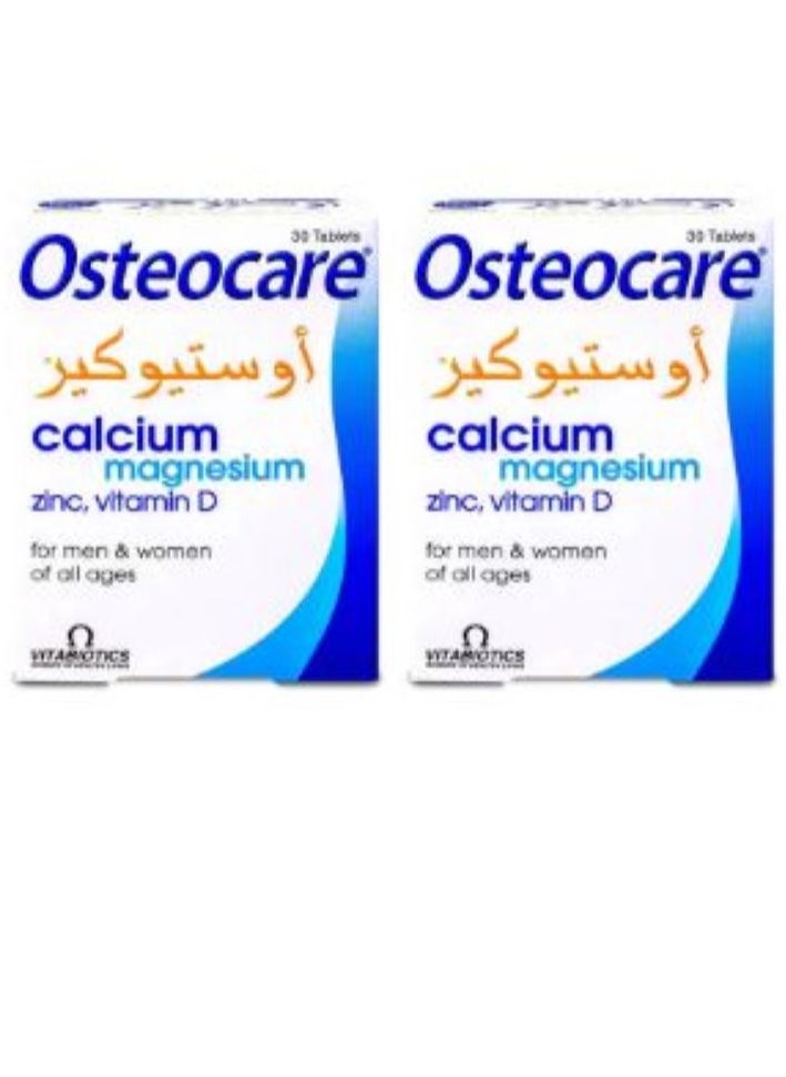 Osteocare Pack Of 2 Calcium And Magnesium Strong Bones 60 Tablets  - Image 1