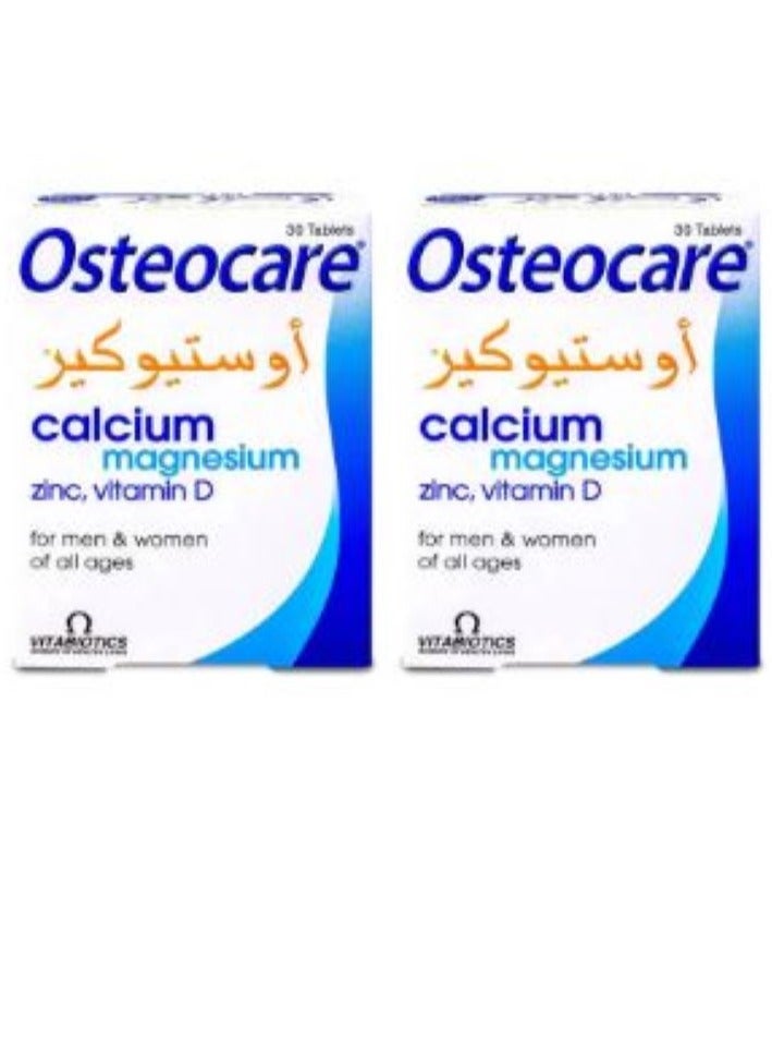 Osteocare Pack Of 2 Calcium And Magnesium Strong Bones 60 Tablets - Image 2