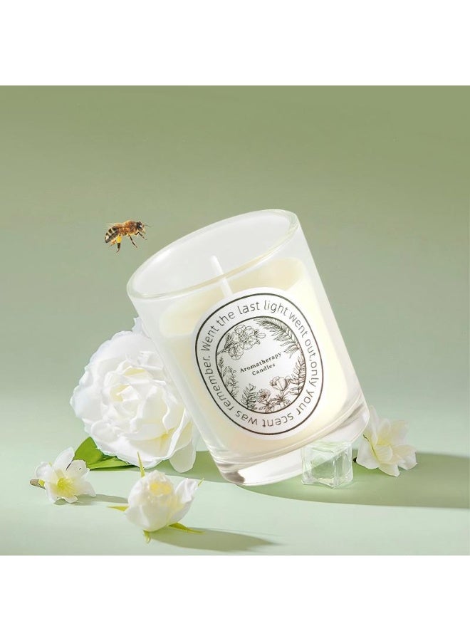 3-pack Scented Candles Gift Set for Women and Men,Aromatherapy Candle for Home Scented,Natual Soy Candles Gifts for Stress Relief,Meditation, Yoga, Relaxing SPA, Aroma Candle (Rosemary&Lavender,Gardenia, Jasmine) - Image 5