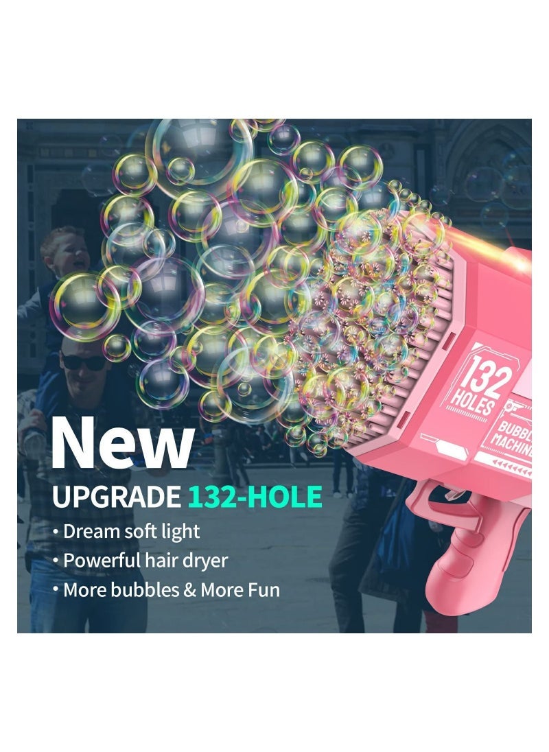 ELTRAZONE Automatic Bubble Gun for Kids with 132 Holes – Powerful Bubble Machine with Bubble Solution Included – Creates Thousands of Bubbles Instantly – Ideal for Birthday Parties, Weddings, Summer Fun, Indoor  Outdoor Play – Safe  Easy to Use Toy - Image 3