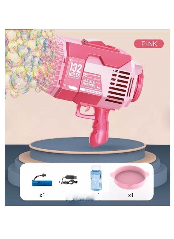 ELTRAZONE Automatic Bubble Gun for Kids with 132 Holes – Powerful Bubble Machine with Bubble Solution Included – Creates Thousands of Bubbles Instantly – Ideal for Birthday Parties, Weddings, Summer Fun, Indoor  Outdoor Play – Safe  Easy to Use Toy - Image 4