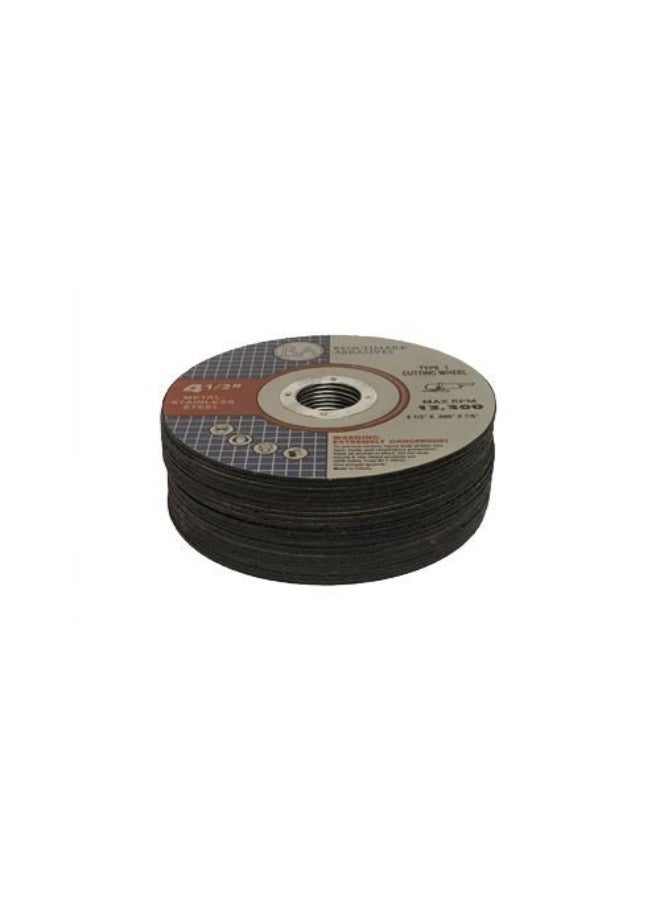 Benchmark Abrasives Grinder Cut Off Wheels 4 1/2 Inch Aluminum Oxide Thin Type 1 Angle Grinder Cutting Disc for Metal, Stainless Steel - with 7/8" Arbor Hole, Fast Grinder Cutting Wheel - 50 Count - Image 2
