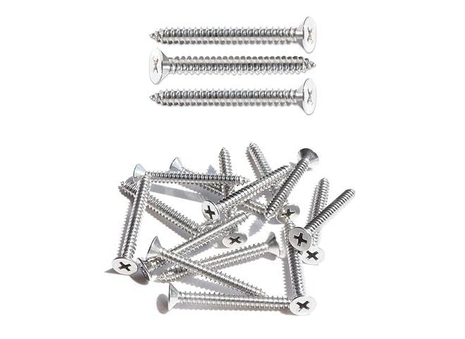 TheMujtaba Stainless Steel Phillips Star Head Screws for Fixing Wood, Plywood, Paster Boards,Screws Dry Wall Screws for Fixing Wood, Plywood, Pasteboards (pack of 100) (1.5 inch) - Image 2
