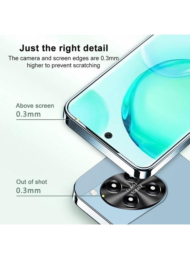 اس-توب جراب لهاتف OnePlus Ace 3 AG مصنوع من الأكريليك المصقول المطلي بالكهرباء - Image 3