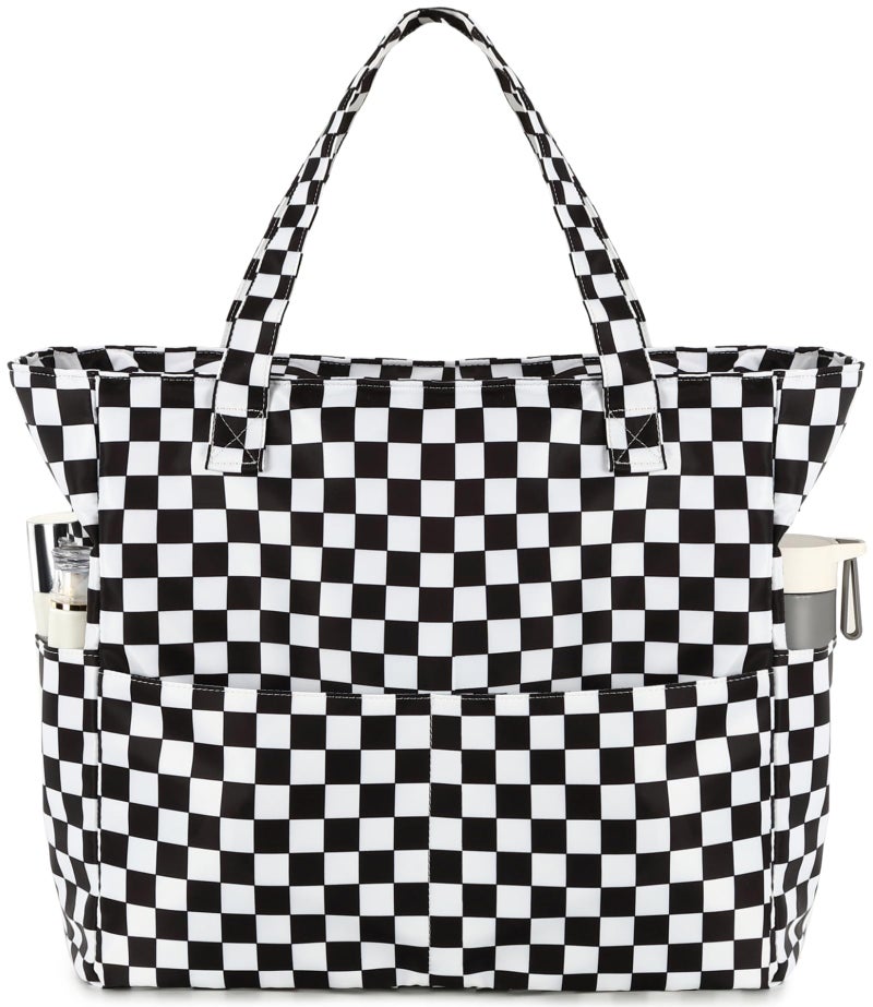 BLUBOON Waterproof Beach Tote Pool Bags for Women Ladies Extra Large Gym Tote Carry On Bag With Wet Compartment for Weekender Travel - Image 2