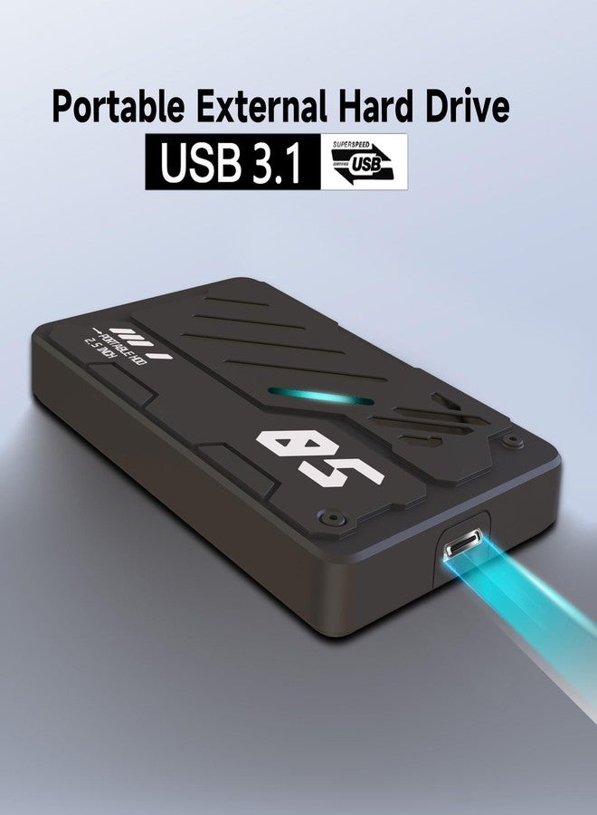 Tianken Ultra Slim Portable External Hard Drive USB 3.1 Type C HDD Storage for PC, Laptop, Mac, Xbox one, PS4, PS5 (1TB) - Image 3