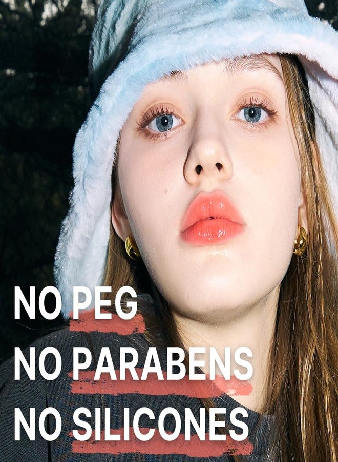 AOU GLOWY TINT BALM Tinted Lip Balm with Natural Gloss Instant Hydration for Chapped Lips 0.12Oz (02 Persimmon Balm) - Image 4