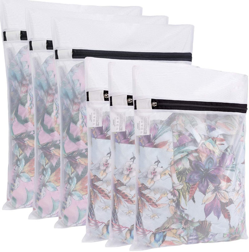 BAGAIL BAGAIL Laundry Bags Mesh Wash Bag for Intimates Lingerie and Delicates,6Pcs(3L,3M)  - Image 1