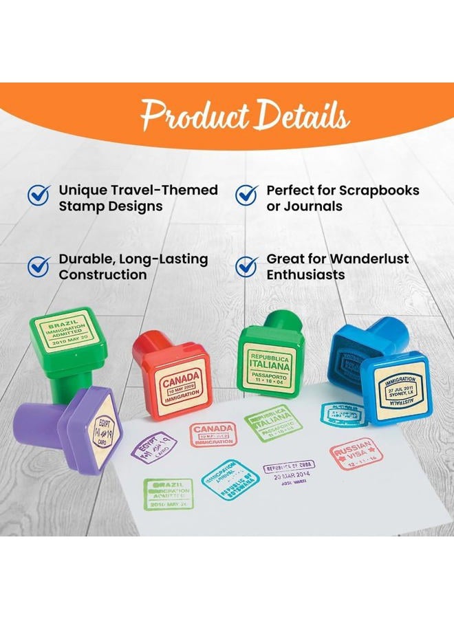 Fun Express Passport Stampers (Set of 24) - Image 5