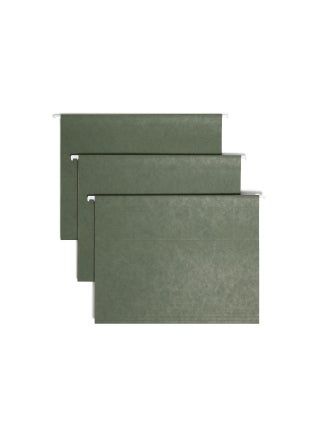 Smead Hanging File Folder with Tab, 1/5-Cut Adjustable Tab, Letter Size, Standard Green, 25 per Box (64055) - pzsku/ZAC69EE0FCDF14E425B46Z/45/1749373381/fc7b24b9-d4ae-4327-a07d-9f4f1257ad54