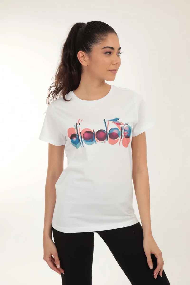 ديادورا Ss Iconic White Women's T-Shirt - 502.176088-20002