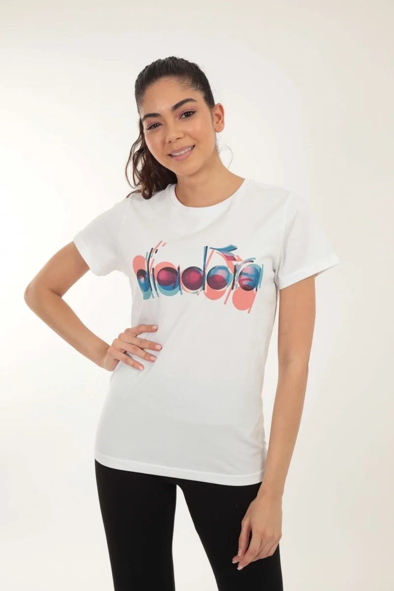 ديادورا Ss Iconic White Women's T-Shirt - 502.176088-20002