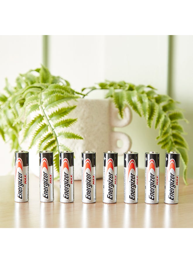 Energizer 8-Piece Max AA Alkaline Battery Set 2 x 5 x 1 cm - Image 1