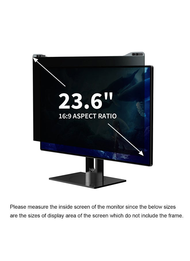 Generic - Computer Screen Protector Eye Protection Film Anti-Reflection 16：9 20-32in High Clear Hanging Acrylic Eye Protection Blue Light Anti-Reflection Protection Film Computer Screen Privacy Film - Image 1