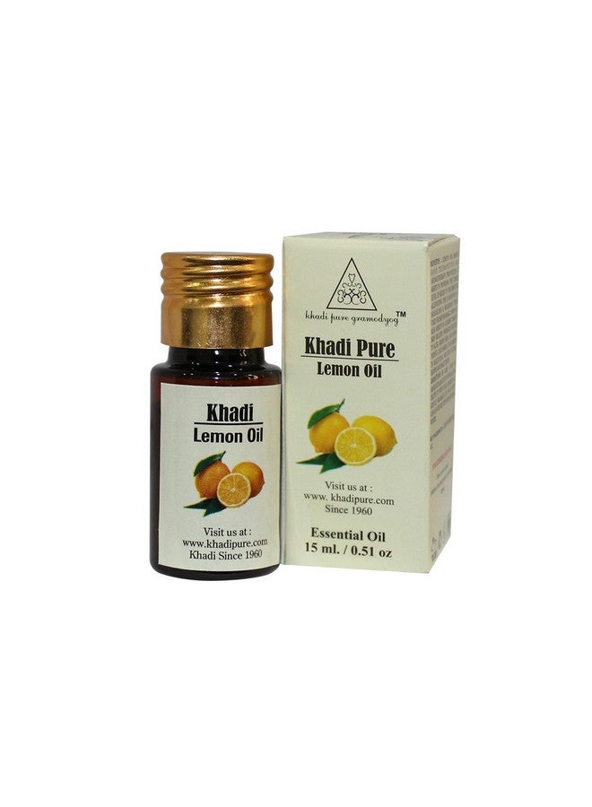 Khadi Pure Gramodyog Herbal Lemon Essential Oil - 15 ml | Refreshing and Uplifting | Natural Skin Brightening and Purifying | For Aromatherapy, Skin, and Hair Care - Image 3