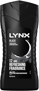 Lynx Black Body Wash 250ml - Image 1