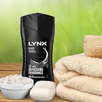 Lynx Black Body Wash 250ml - Image 3