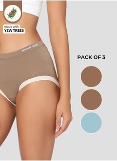 Intimate Queen Intimate Queen Yew Tree Bae Full Coverage Hipster Undies (Pack Of 3)  - Image 1