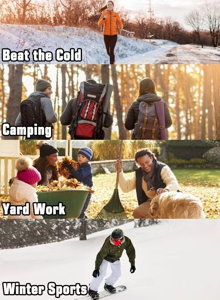 Hodaf Warmer Patch – Disposable Hot Therapy Packs – Up to 8 Hours of Heat Long Lasting u0026 Discomfort Relief for Winter Outdoor Work, Sports Activities – 4 Pack - Image 4