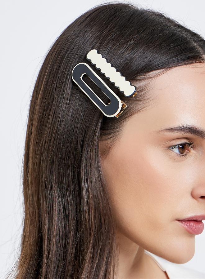 ستايلي مجموعة من 4 مشابك شعر متنوعة - Image 1