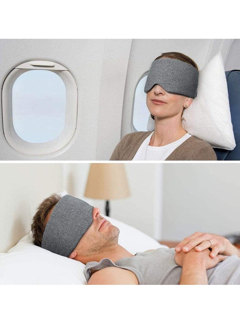 RATSAW Cotton Sleep Mask Blackout Comfortable and Breathable Eye Mask for Sleeping Adjustable Night Eyeshade for Women Men Kids  - Image 2