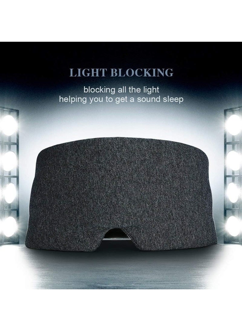 RATSAW Cotton Sleep Mask Blackout Comfortable and Breathable Eye Mask for Sleeping Adjustable Night Eyeshade for Women Men Kids  - Image 4
